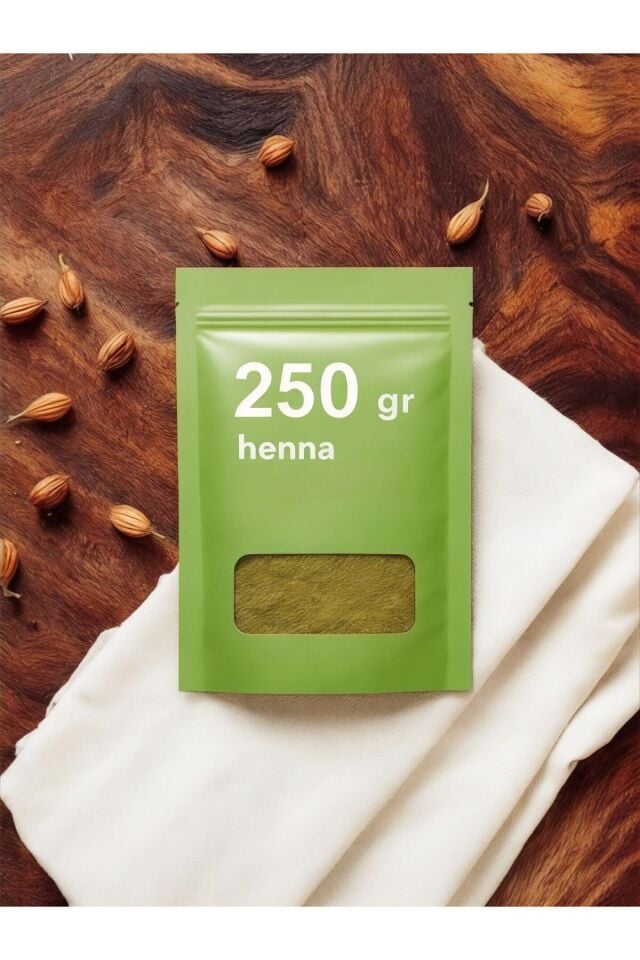 250 Gr Doğal Kına – %100 Saf Bitkisel Kına Tozu (Yoğun Renk Veren)