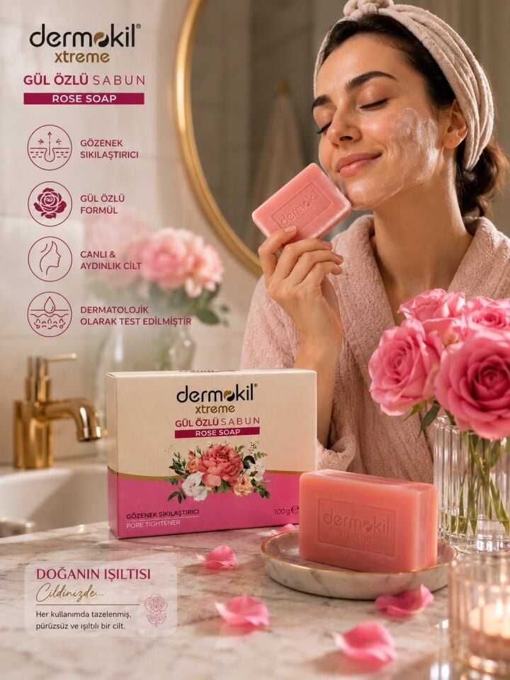 Doğal Dermokil Sabun | Günlük Yüz ve Vücut Bakım Sabunu