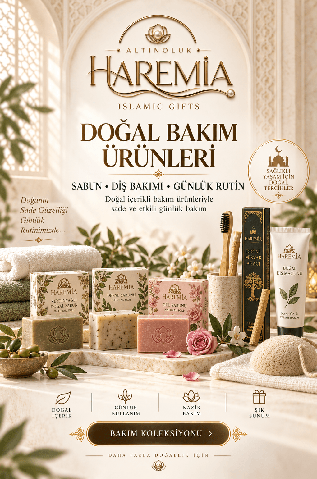 ALTINOLUK HAREMIA DOĞAL BAKIM KOLEKSİYONU